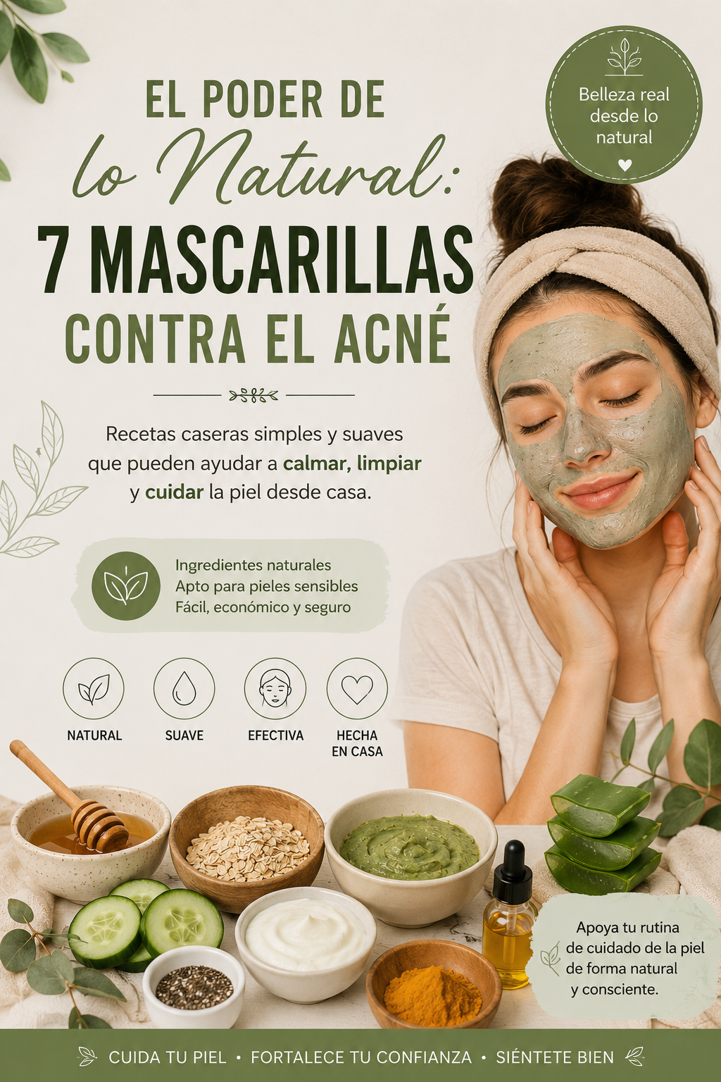 El poder de lo natural: 7 mascarillas contra el acné